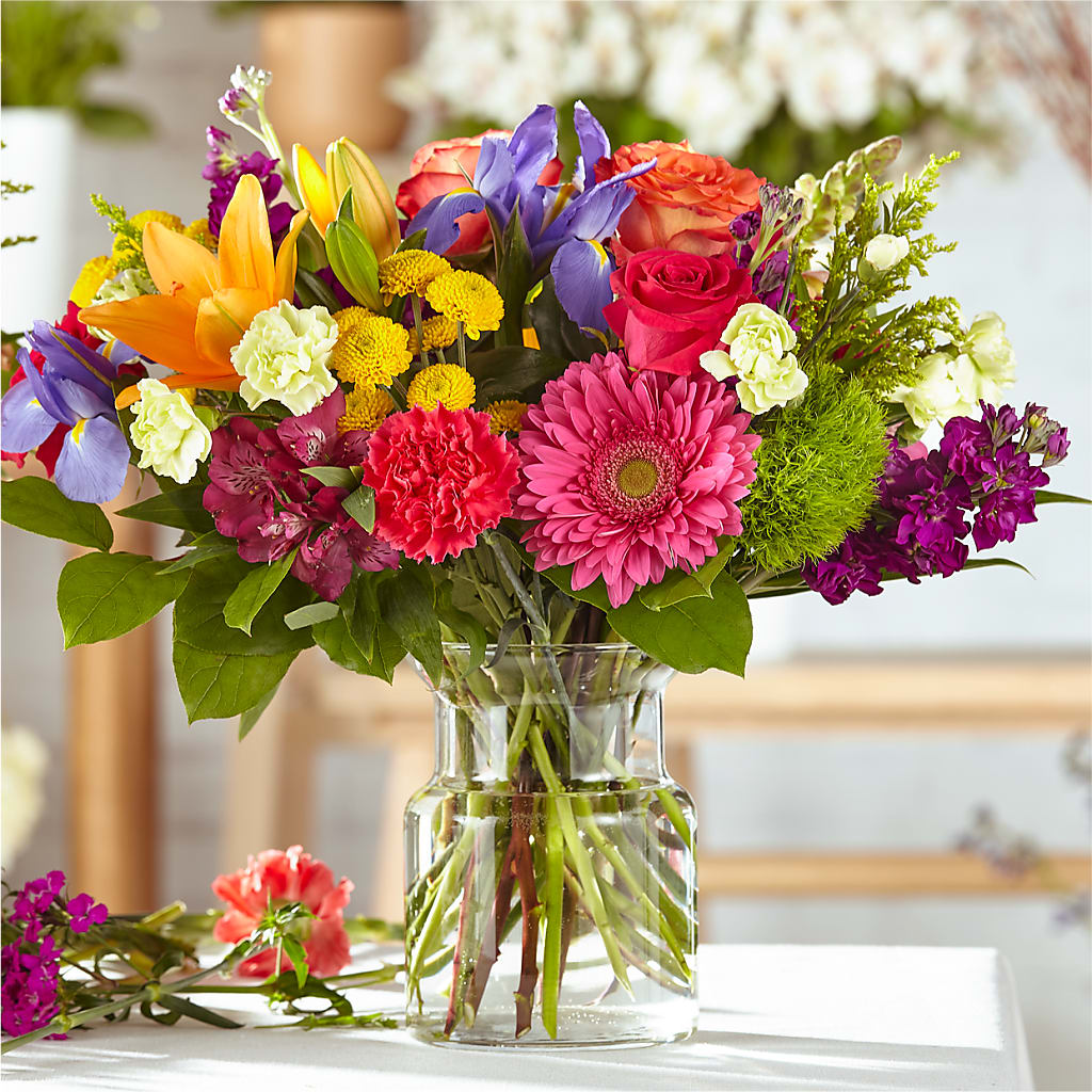 Bold & Bright – A Florist Original – Tinys Flowers, Lansing IL