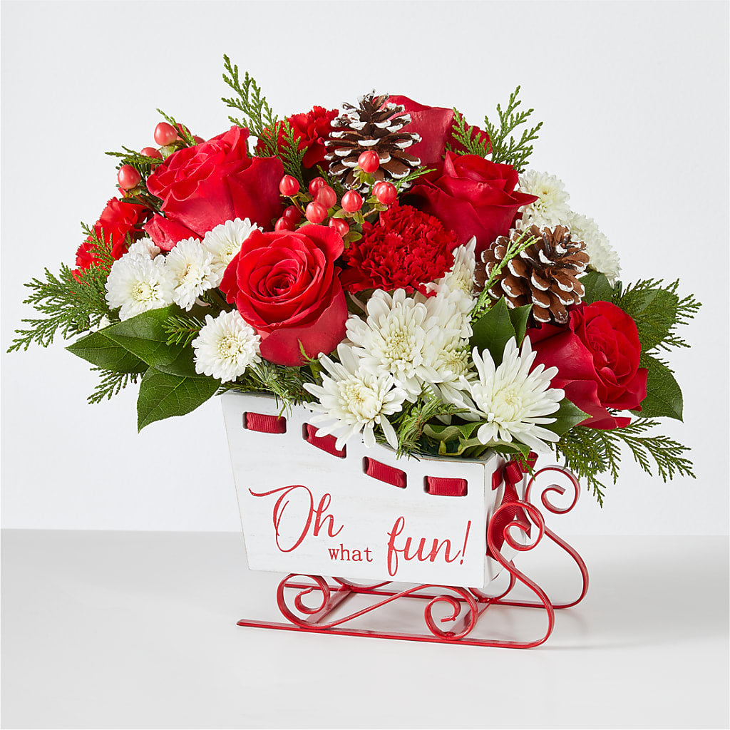 Sleigh Bells Bouquet – Tinys Flowers, Lansing IL