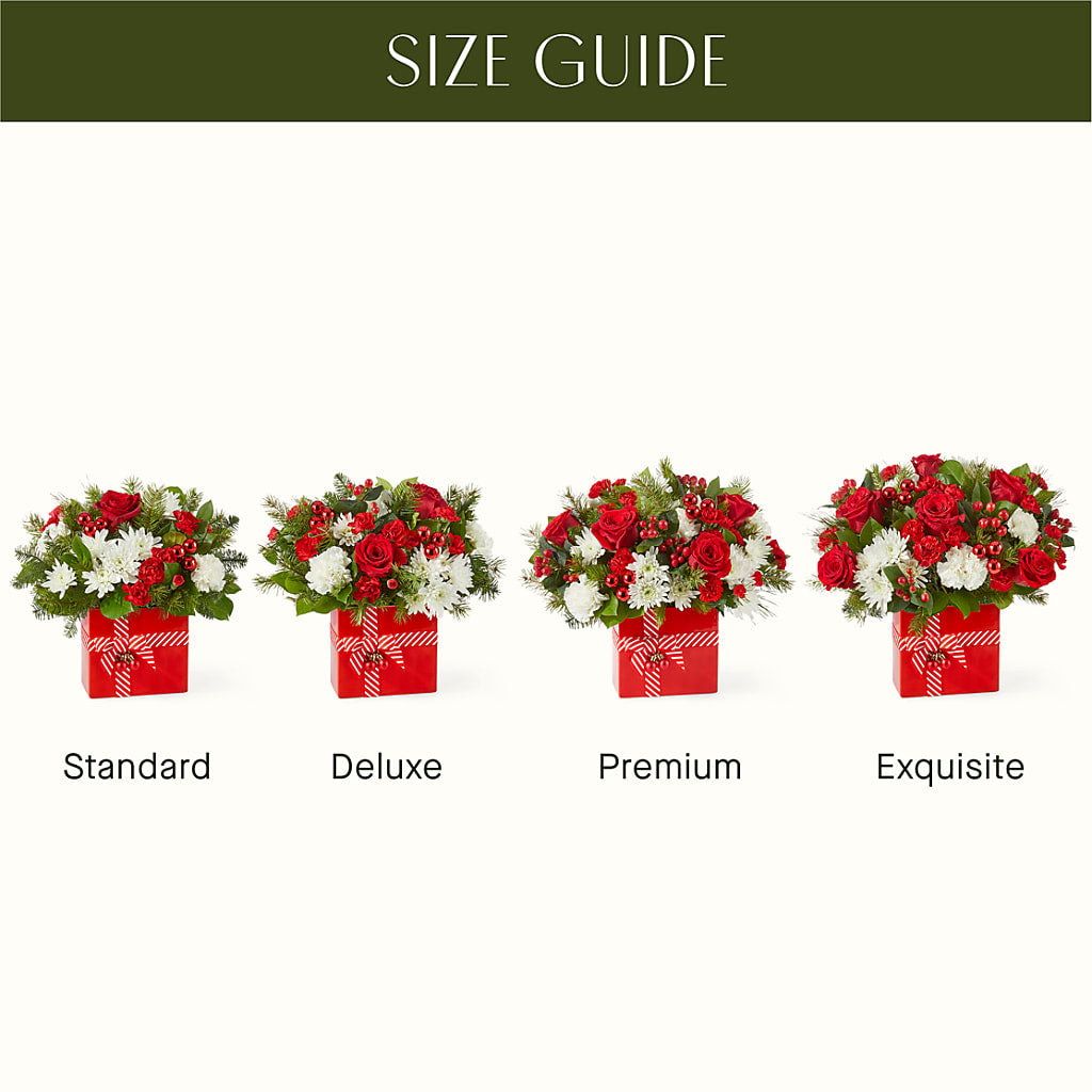 Presents Under the Tree Bouquet – Tinys Flowers, Lansing IL