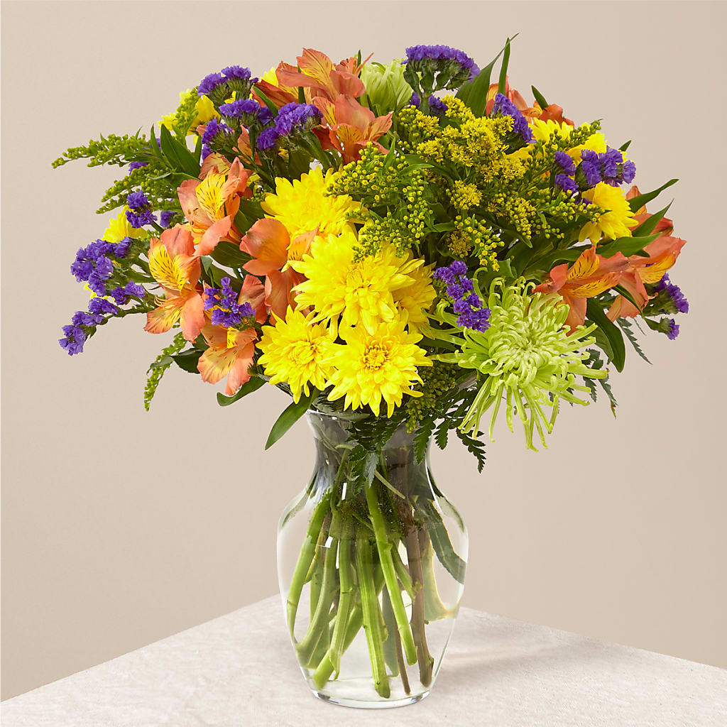 Marmalade Skies Bouquet – Tinys Flowers, Lansing IL
