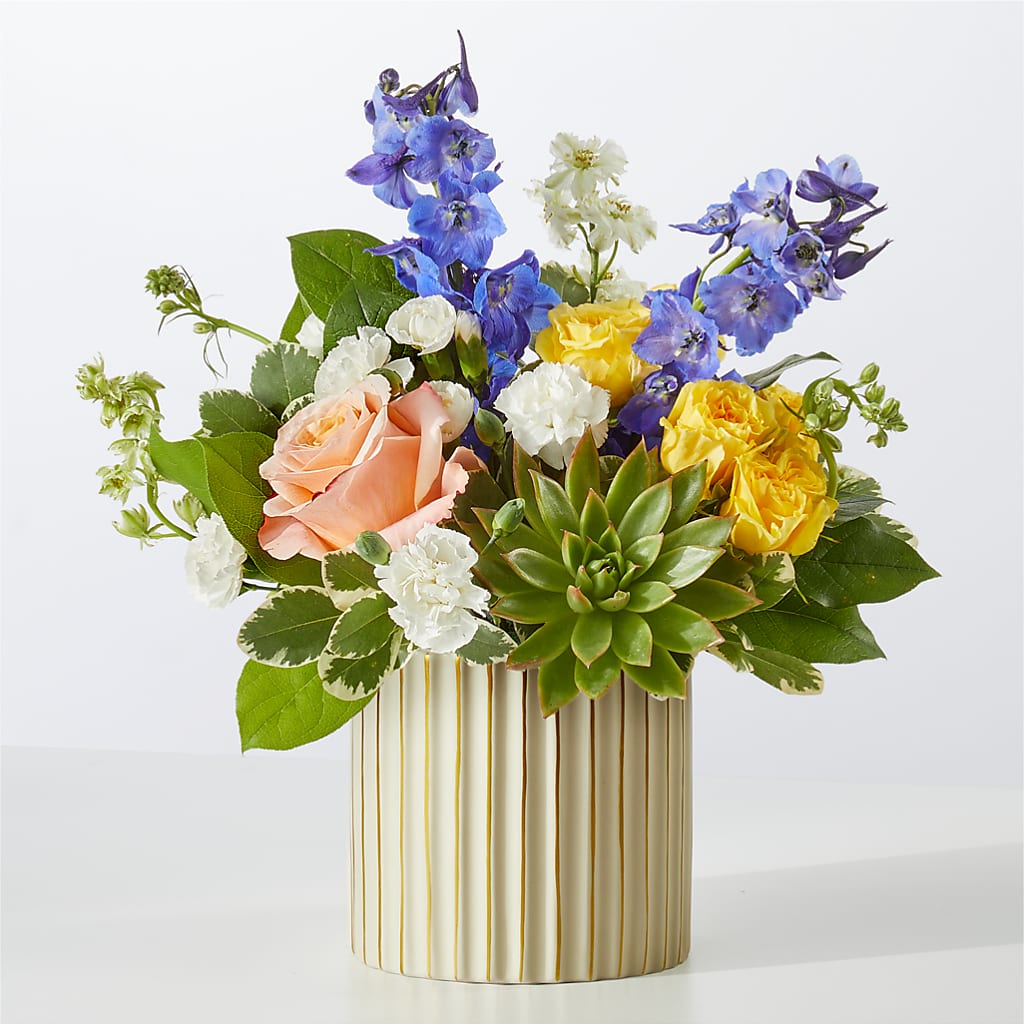 Cobalt Reverie Bouquet – Tinys Flowers, Lansing IL