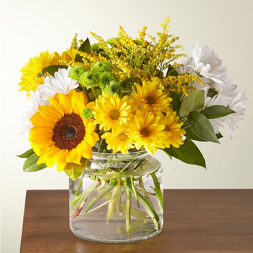 Hello Sunshine Bouquet – Tinys Flowers, Lansing IL