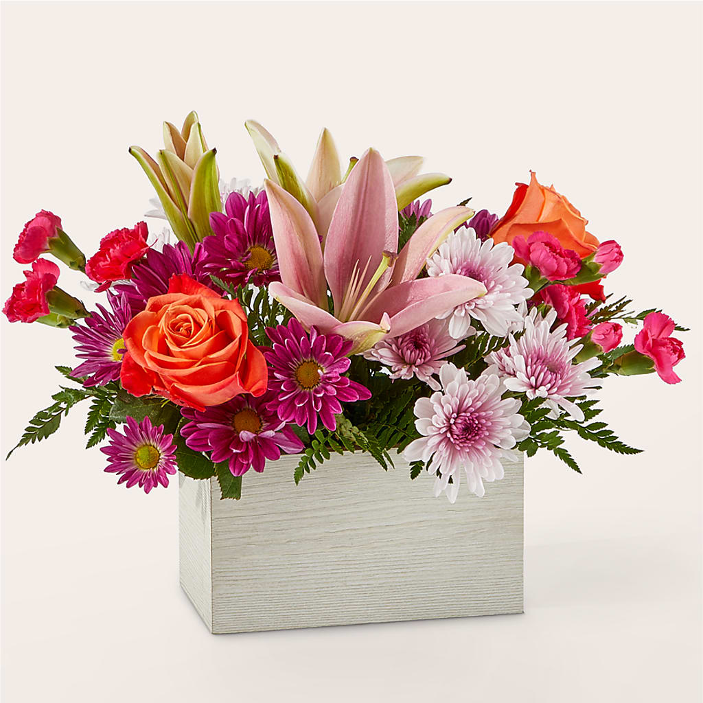 Light of My Life Box Bouquet – Tinys Flowers, Lansing IL