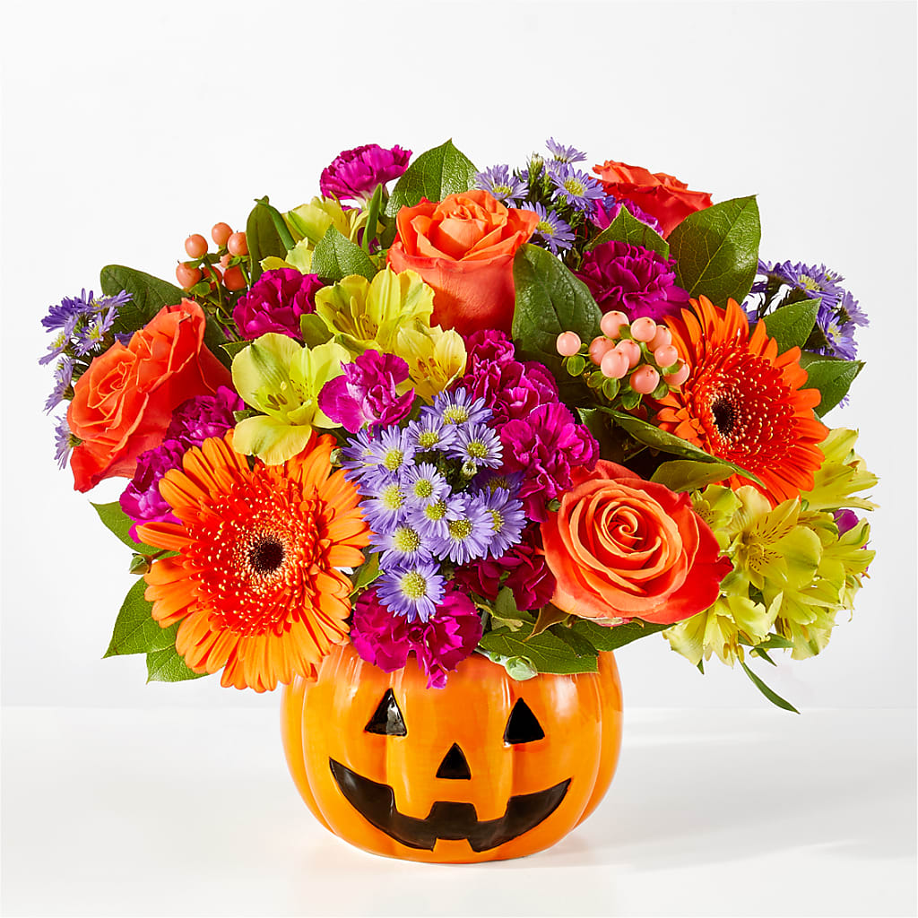 Tricks & Treats Pumpkin – Tinys Flowers, Lansing IL