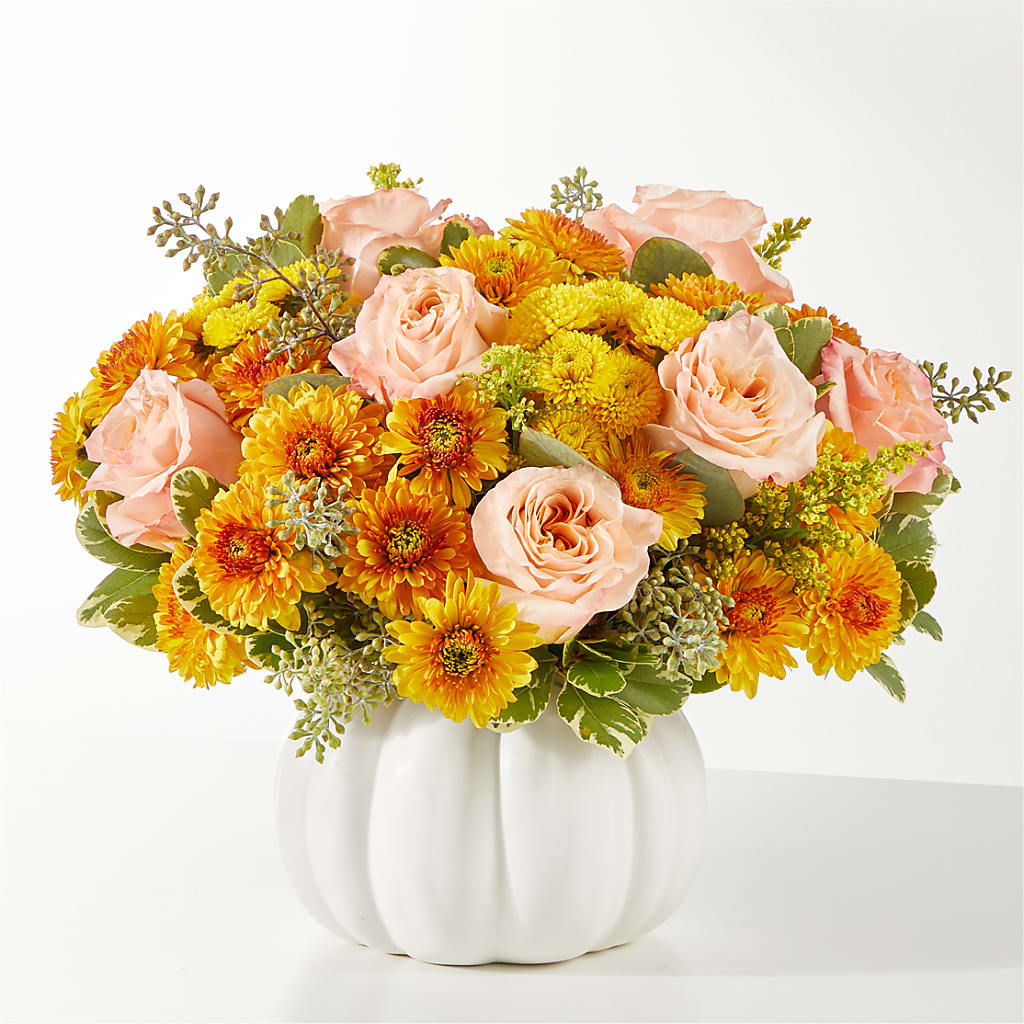 Peachy Pumpkin – Tinys Flowers, Lansing IL