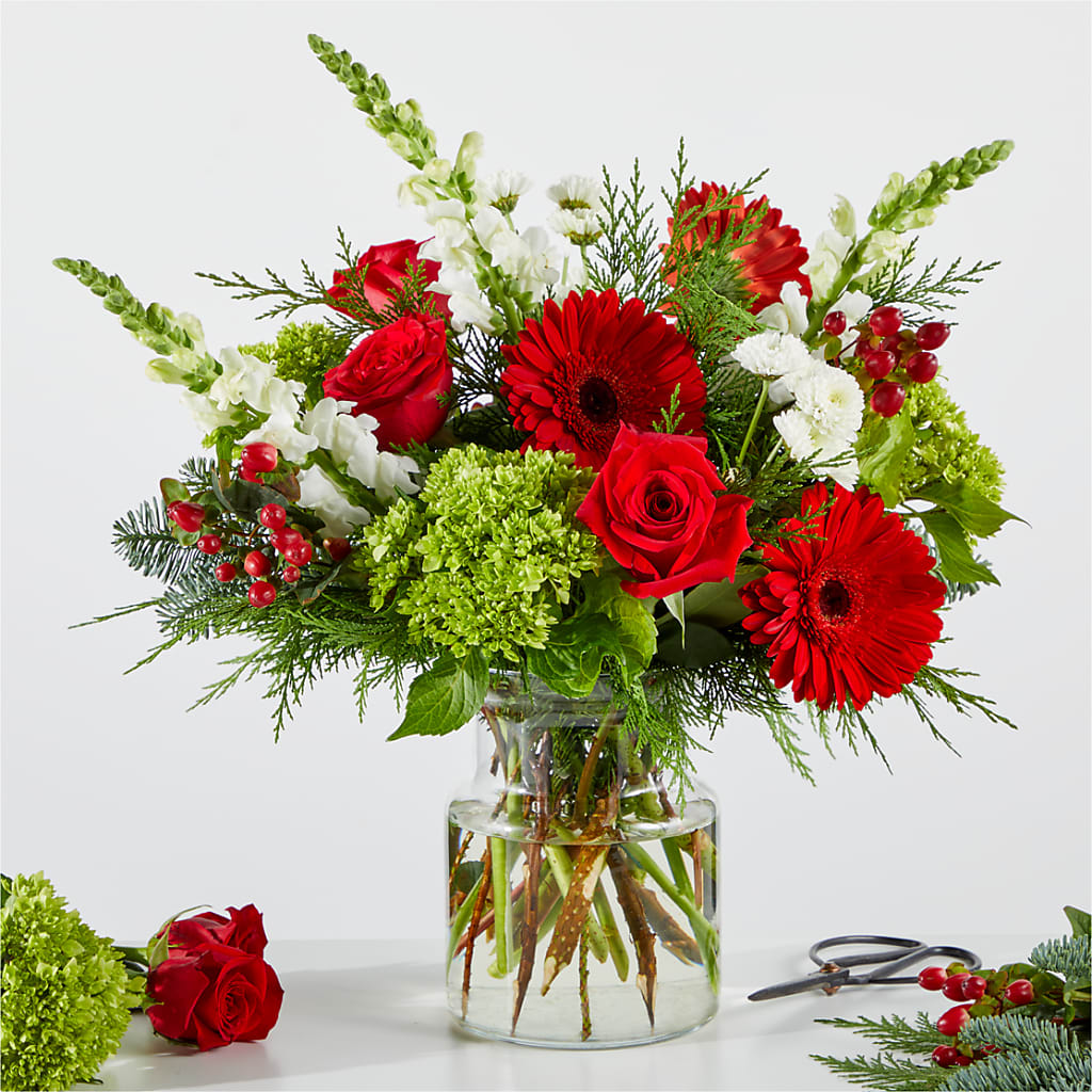 Merry Moment Bouquet – A Florist Original – Tinys Flowers, Lansing IL
