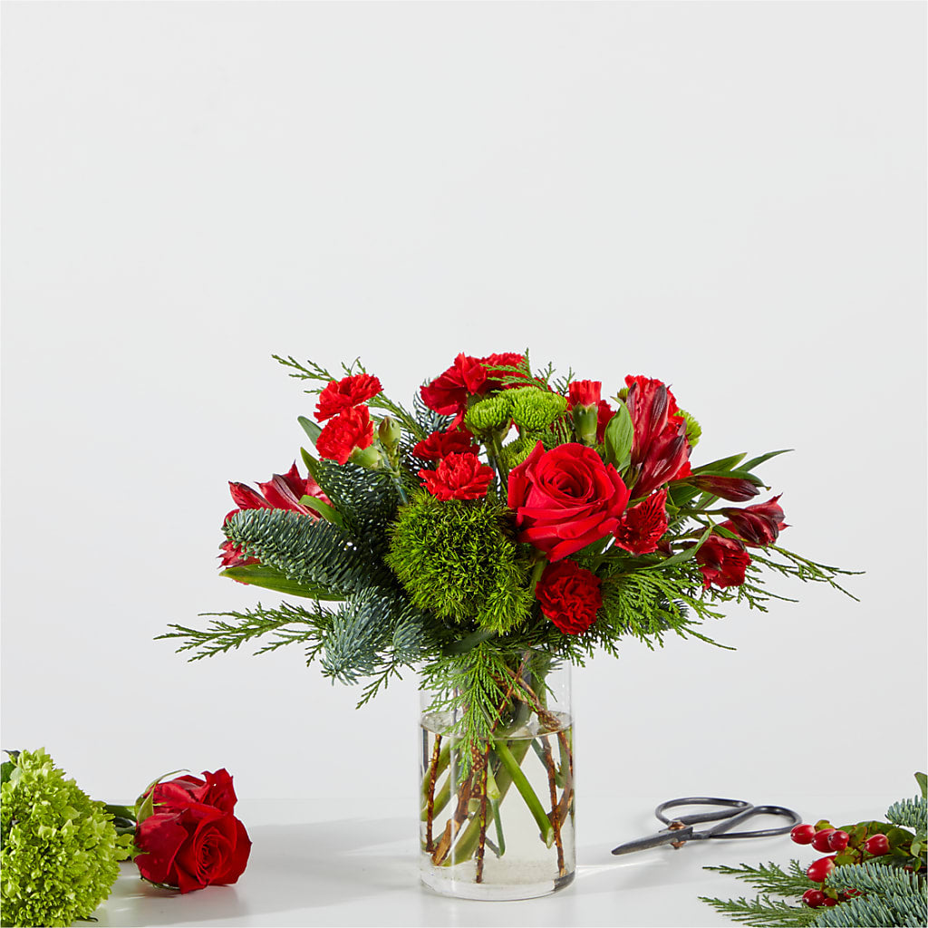 Merry Moment Bouquet – A Florist Original – Tinys Flowers, Lansing IL