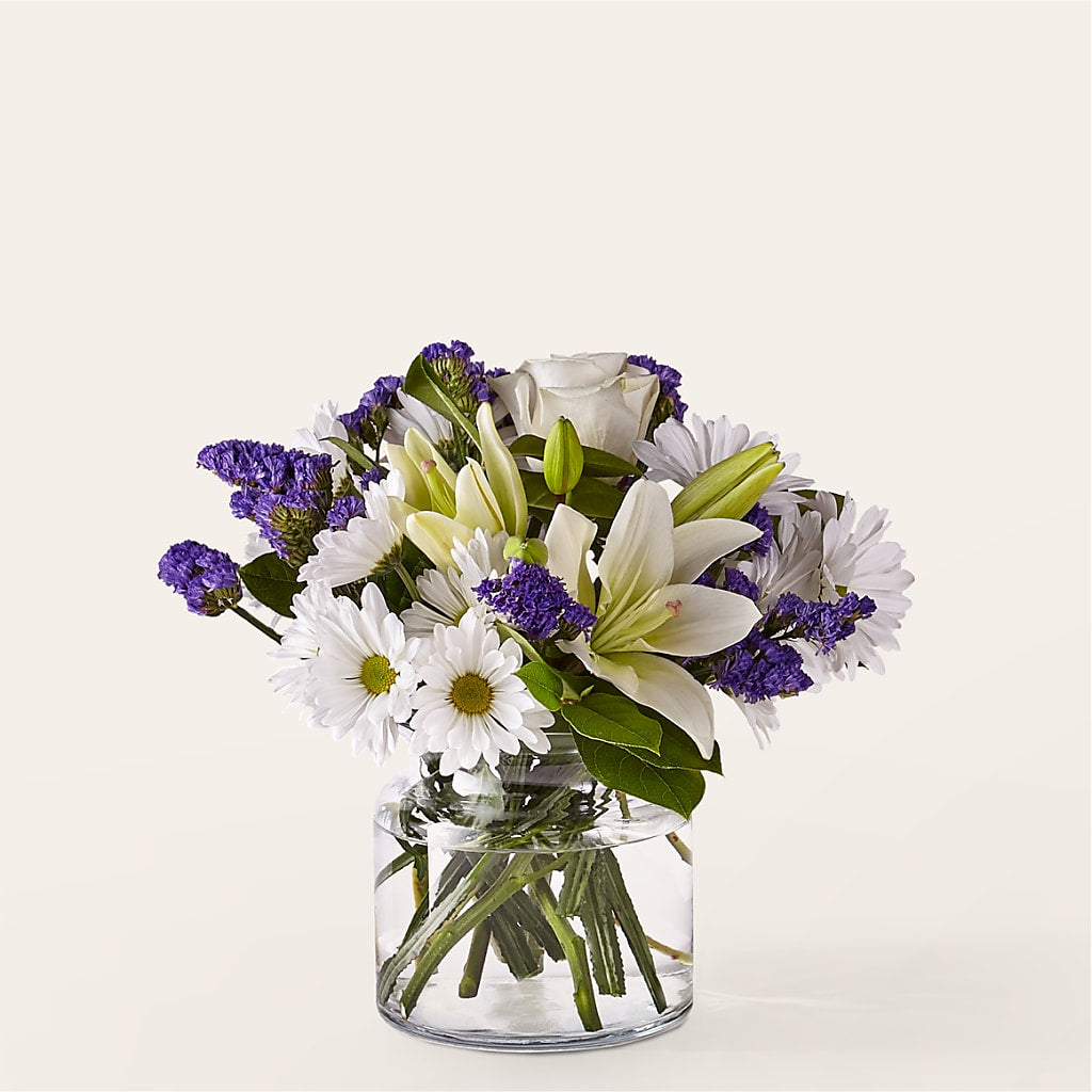 Beyond Blue Bouquet – Tinys Flowers, Lansing IL
