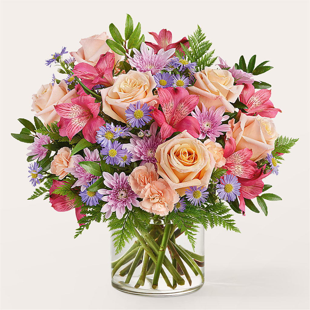 Sunset Serenade Bouquet – Tinys Flowers, Lansing IL