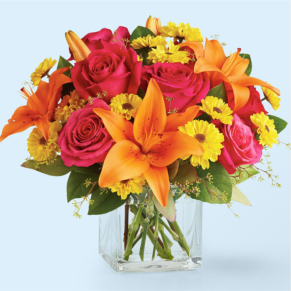 Neon Lights Bouquet – Tinys Flowers, Lansing IL