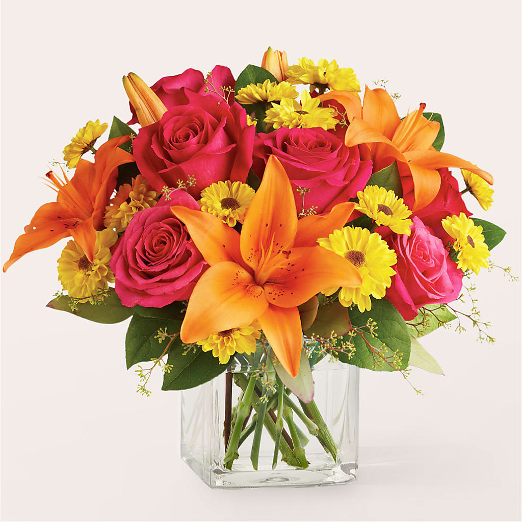 Neon Lights Bouquet – Tinys Flowers, Lansing IL