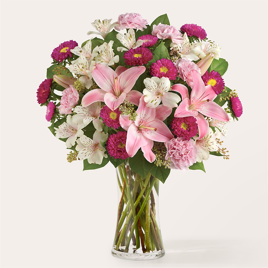 Feeling Fuchsia Bouquet – Tinys Flowers, Lansing IL