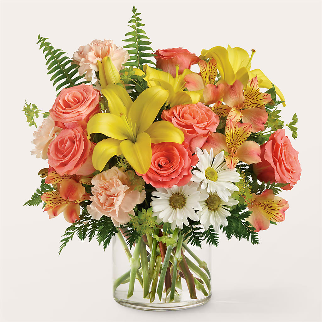 Sunset Strip Bouquet – Tinys Flowers, Lansing IL