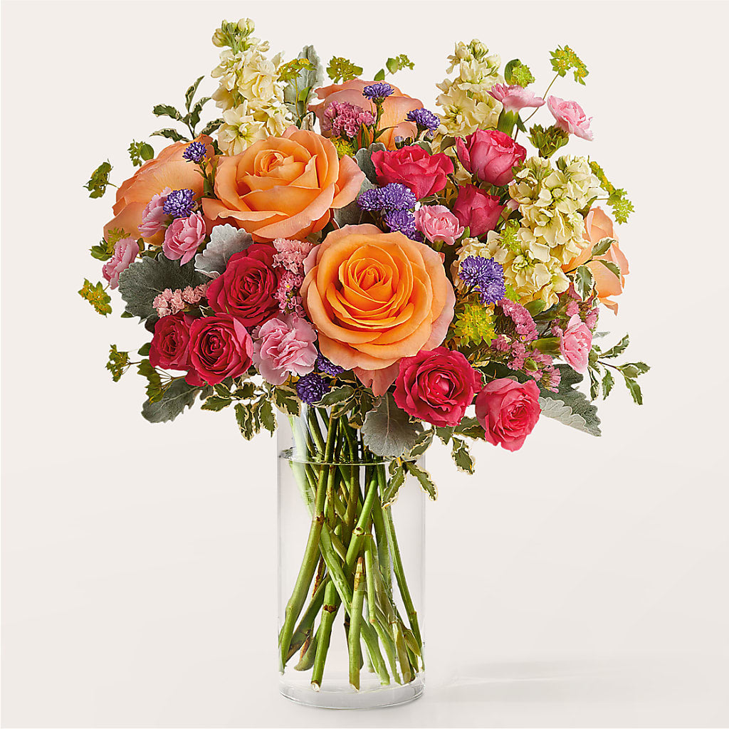 Tangerine Tango Bouquet – Tinys Flowers, Lansing IL
