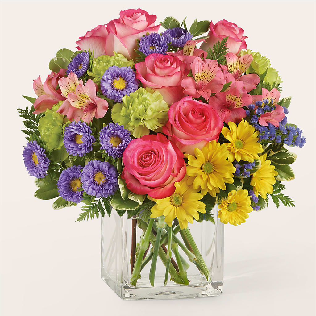 Candy Jar Bouquet – Tinys Flowers, Lansing IL