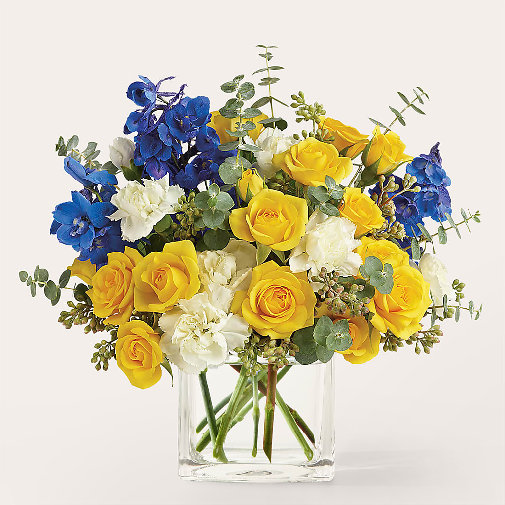 Sparkling Citrine Bouquet – Tinys Flowers, Lansing IL