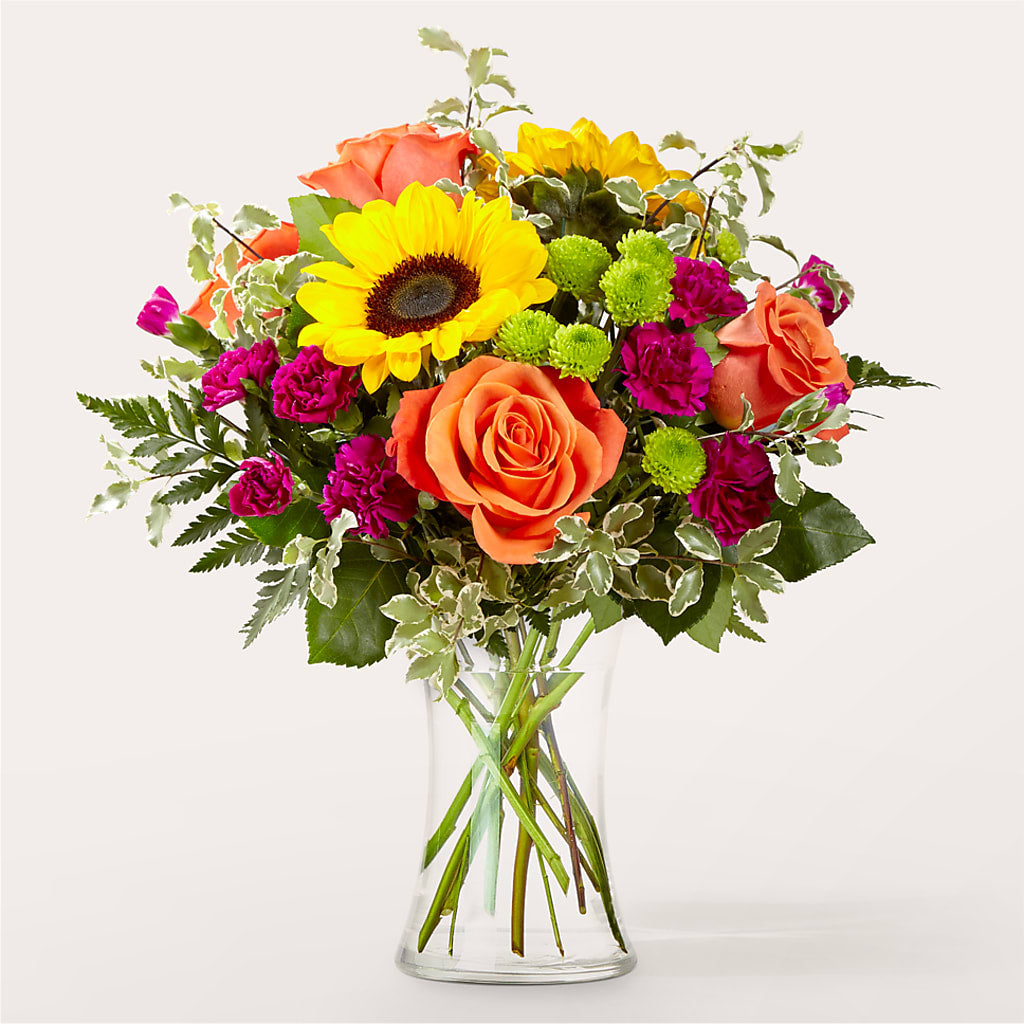 Warmth & Light Bouquet – Tinys Flowers, Lansing IL