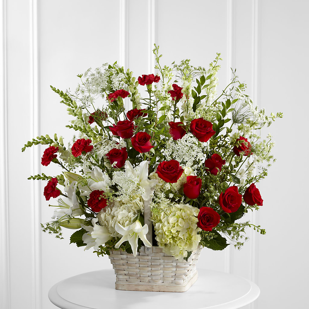 In Loving Memory Arrangement – Tinys Flowers, Lansing IL
