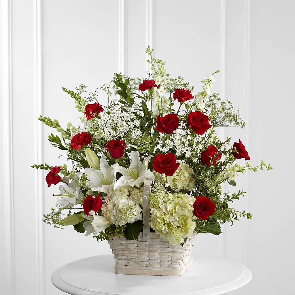 In Loving Memory Arrangement – Tinys Flowers, Lansing IL
