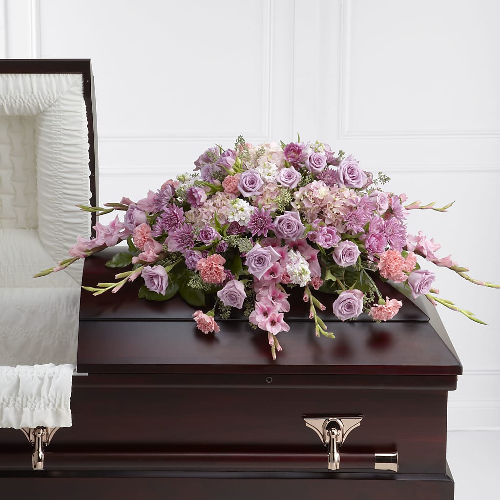 Immorata Casket Spray – Tinys Flowers, Lansing IL
