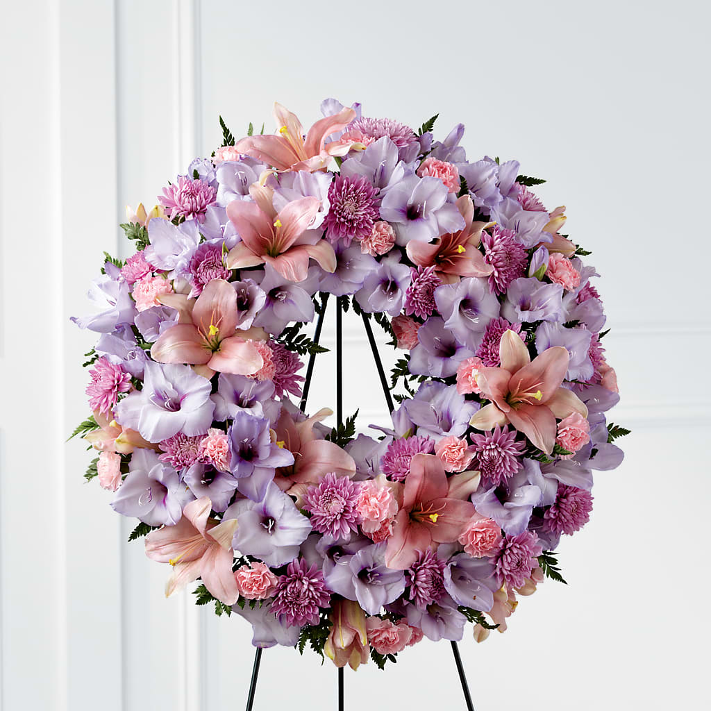 Beloved Friend Wreath – Tinys Flowers, Lansing IL