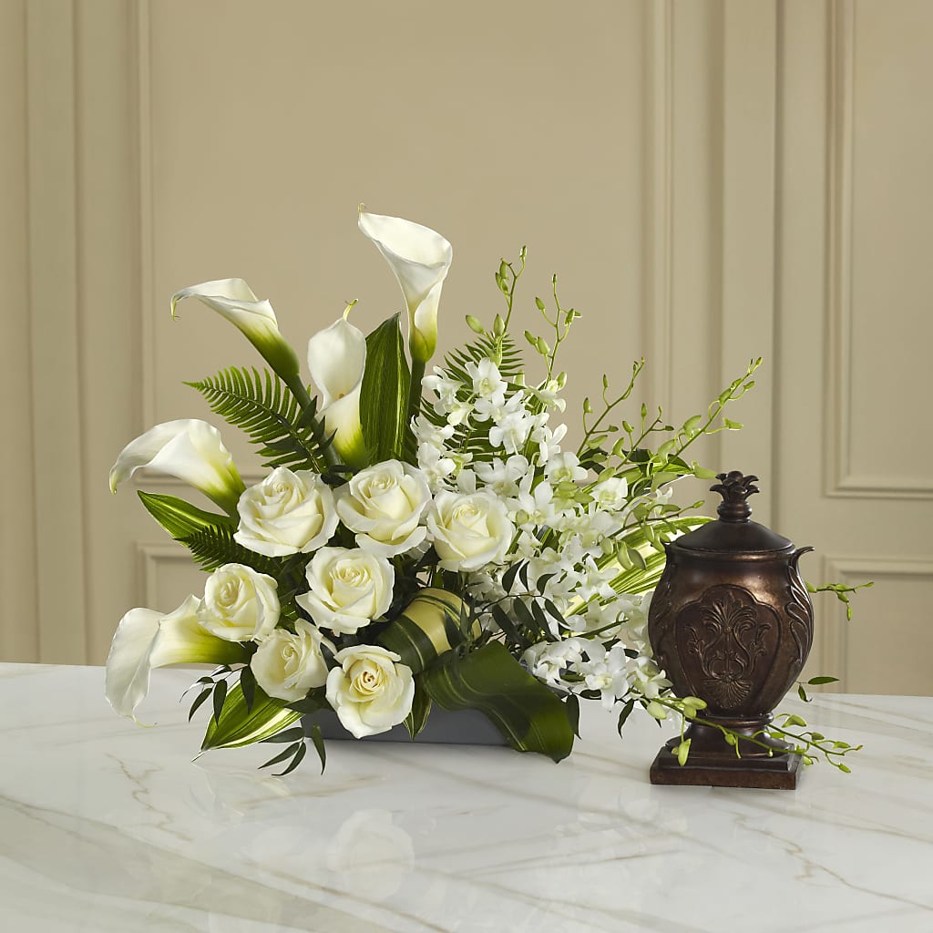 At Peace Arrangement – Tinys Flowers, Lansing IL