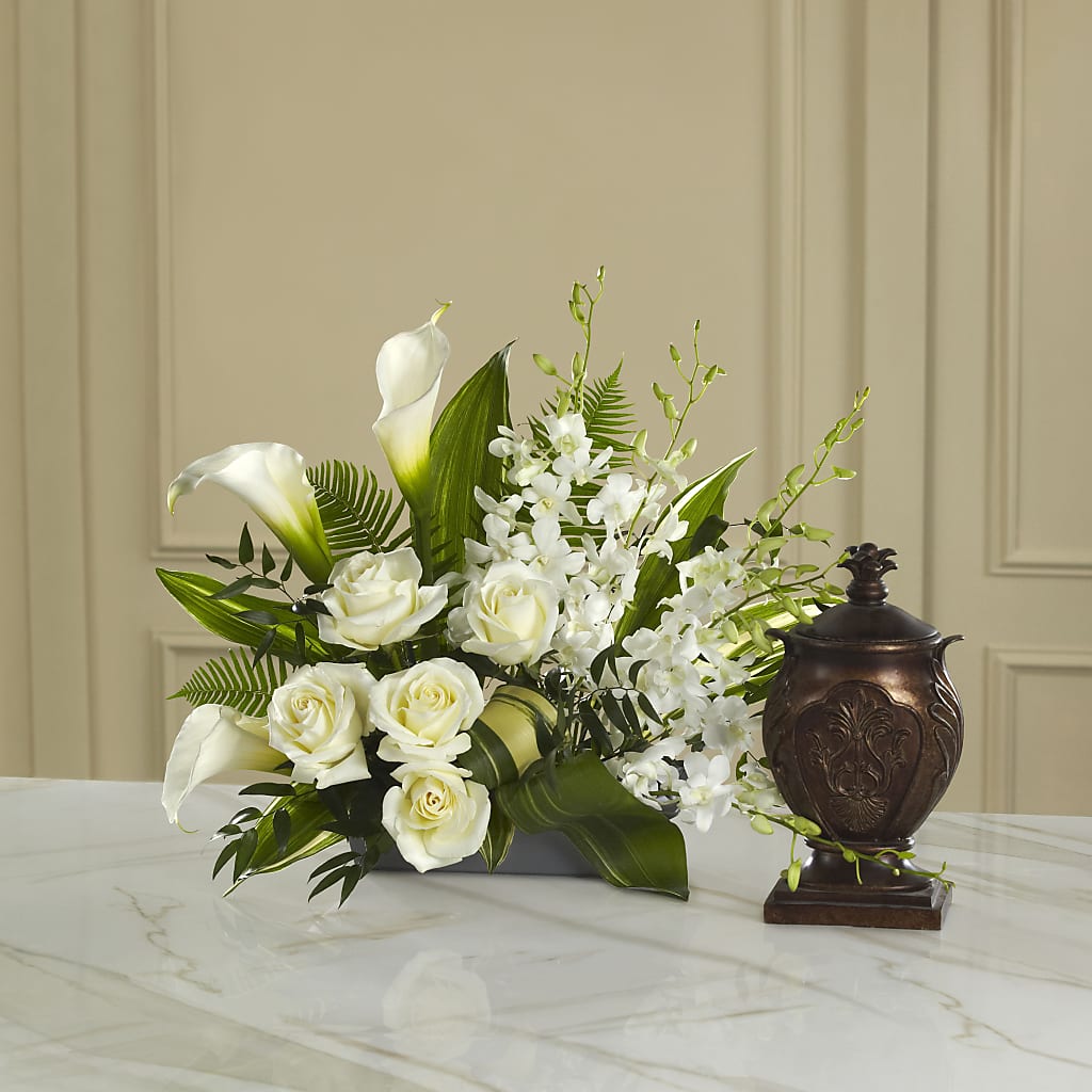 At Peace Arrangement – Tinys Flowers, Lansing IL