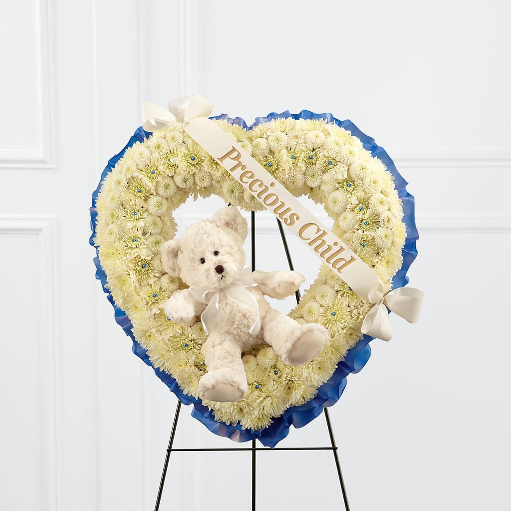 Precious Child Standing Heart – Tinys Flowers, Lansing IL