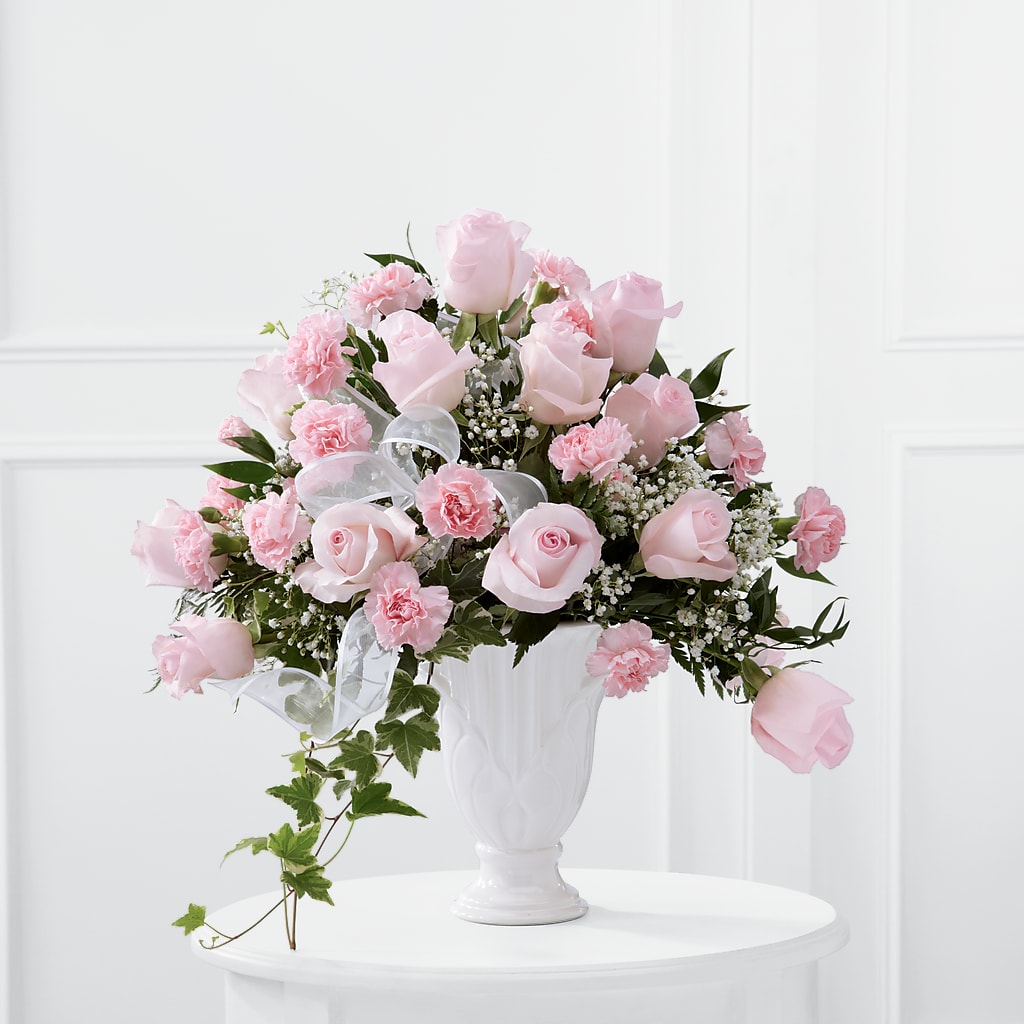 Deepest Sympathy Arrangement – Tinys Flowers, Lansing IL