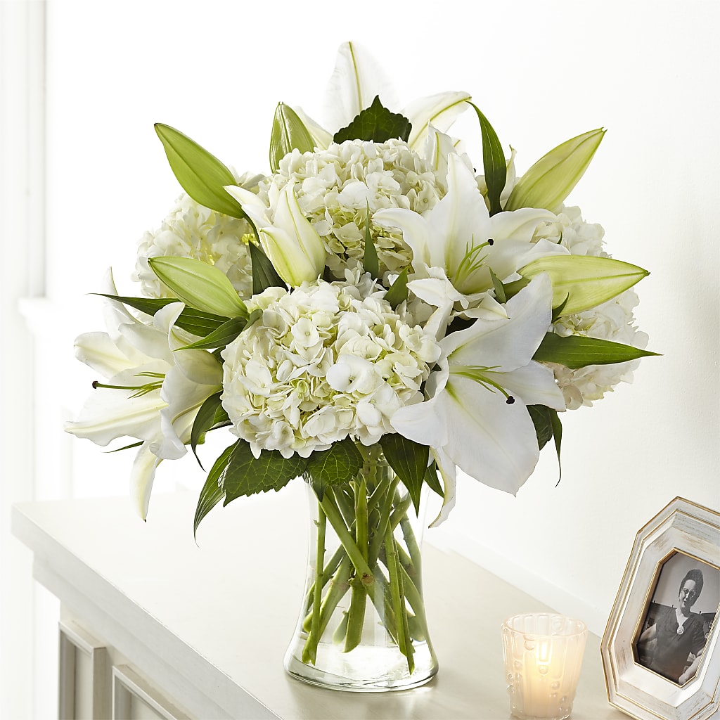 Compassionate Lily Bouquet – Tinys Flowers, Lansing IL