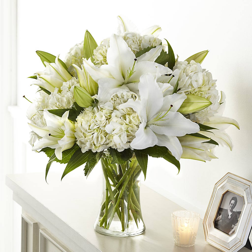 Compassionate Lily Bouquet – Tinys Flowers, Lansing IL