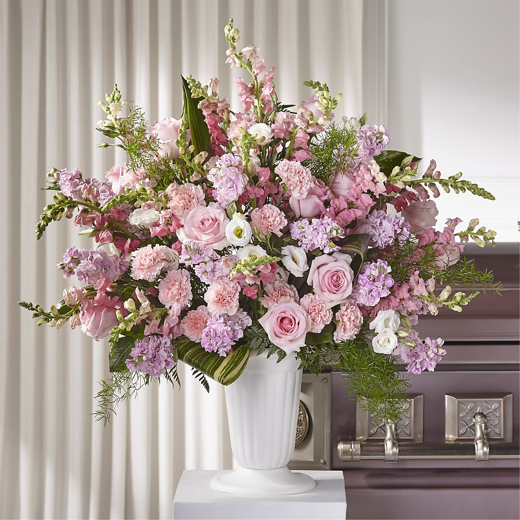 Divine Comfort Arrangement – Tinys Flowers, Lansing IL
