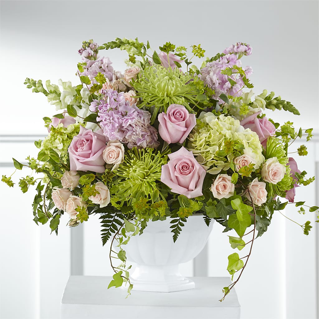 Radiant Embrace Arrangement – Tinys Flowers, Lansing IL