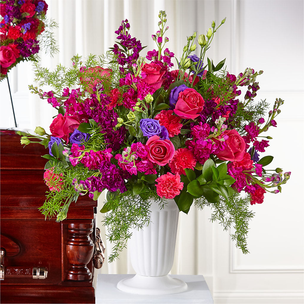 Eternal Day Arrangement – Tinys Flowers, Lansing IL
