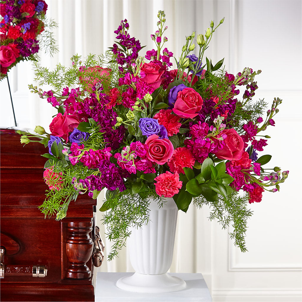Eternal Day Arrangement – Tinys Flowers, Lansing IL