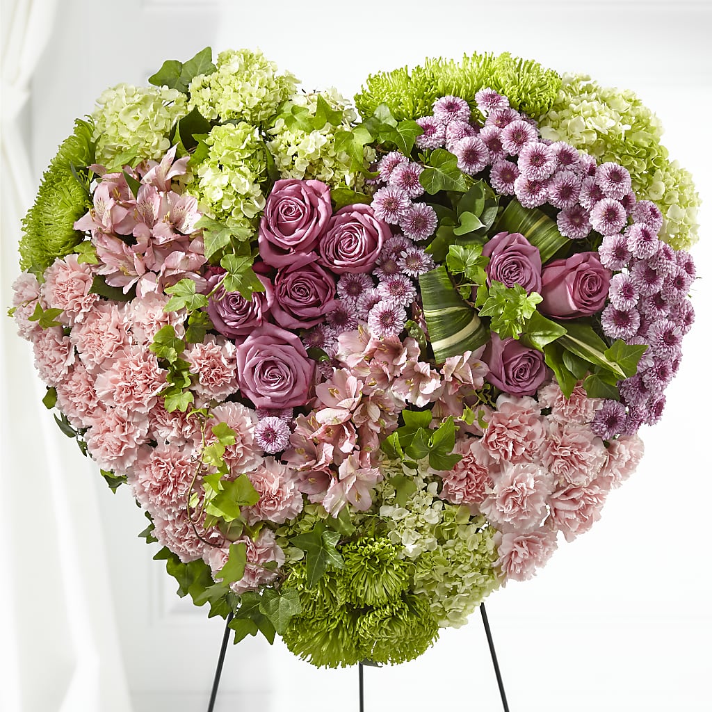 Heartwarming Standing Heart – Tinys Flowers, Lansing IL