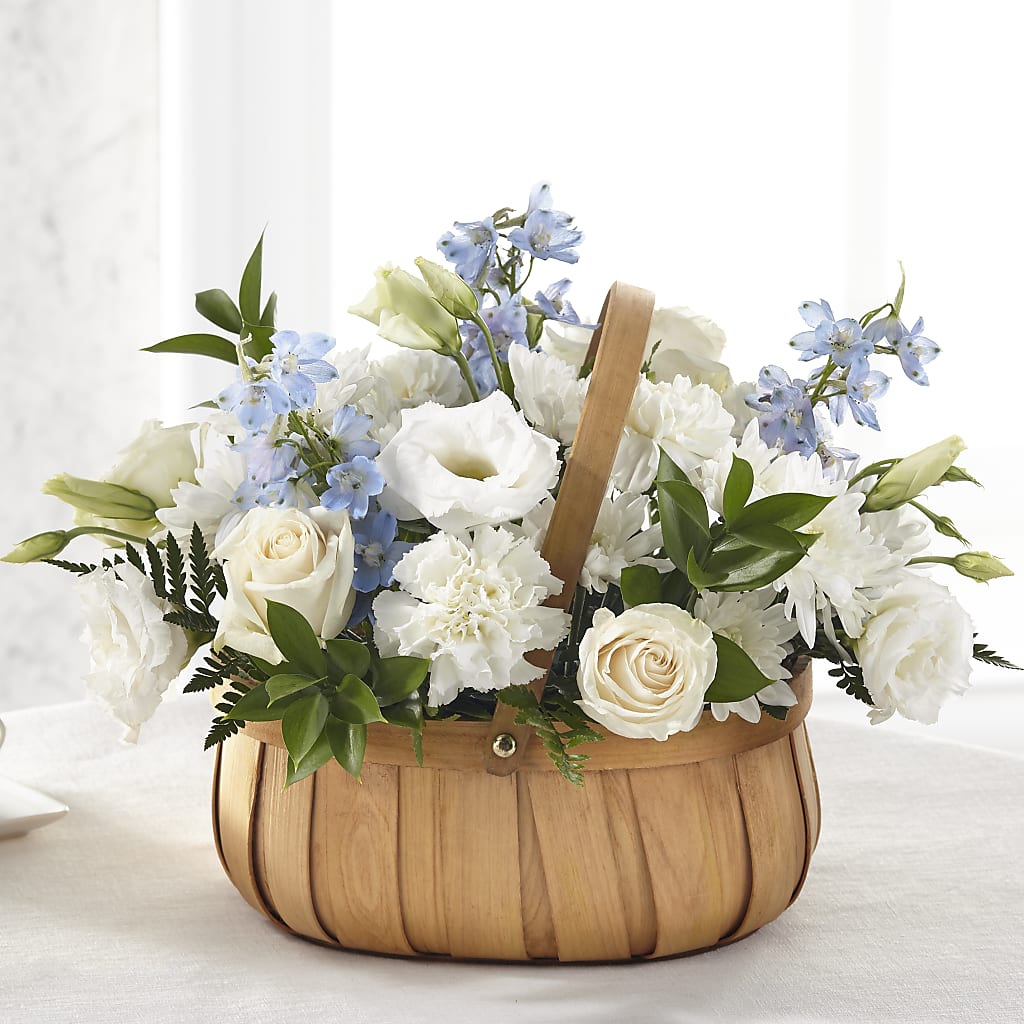 Sincerely Heartfelt Basket – Tinys Flowers, Lansing IL
