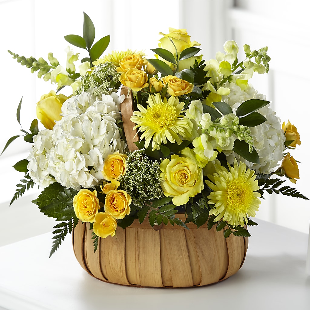 Rustic Remembrance Basket – Tinys Flowers, Lansing IL