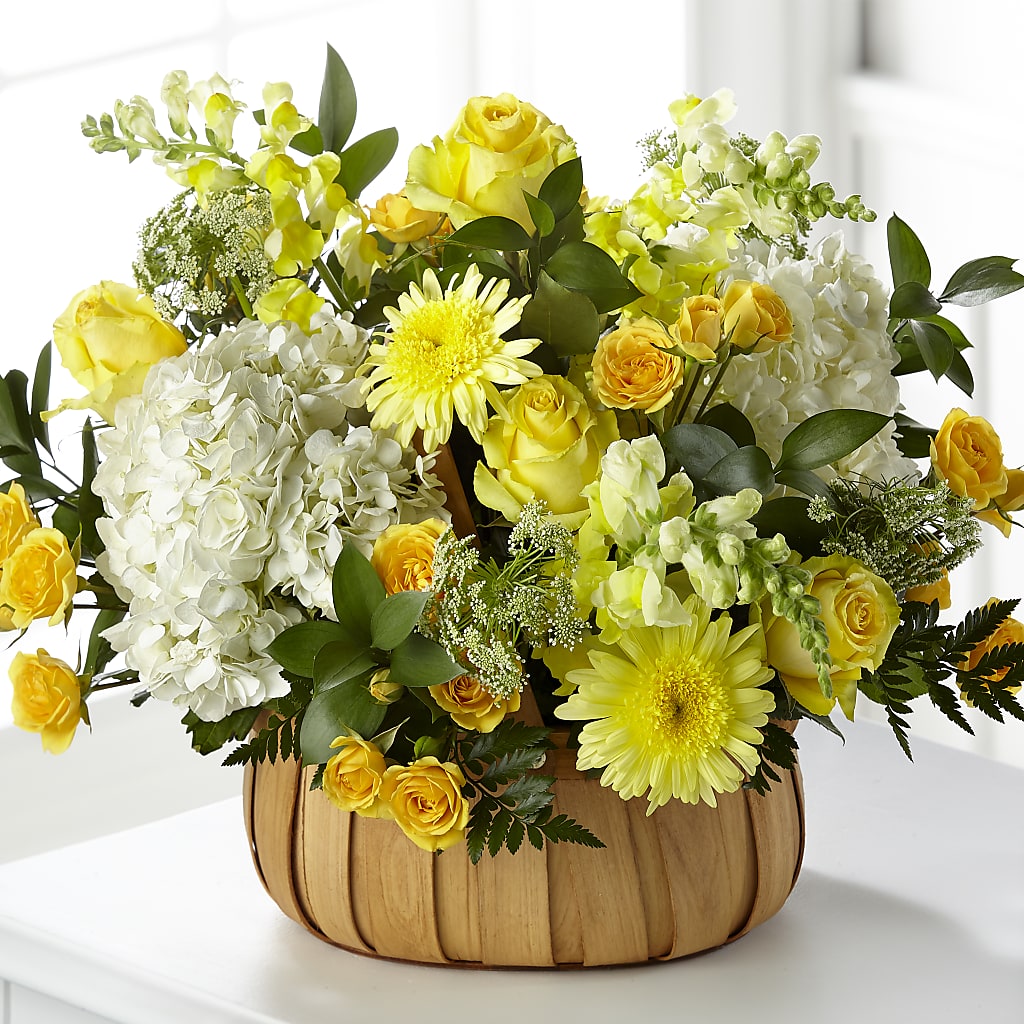 Rustic Remembrance Basket – Tinys Flowers, Lansing IL