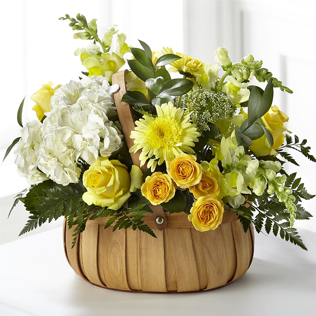Rustic Remembrance Basket – Tinys Flowers, Lansing IL