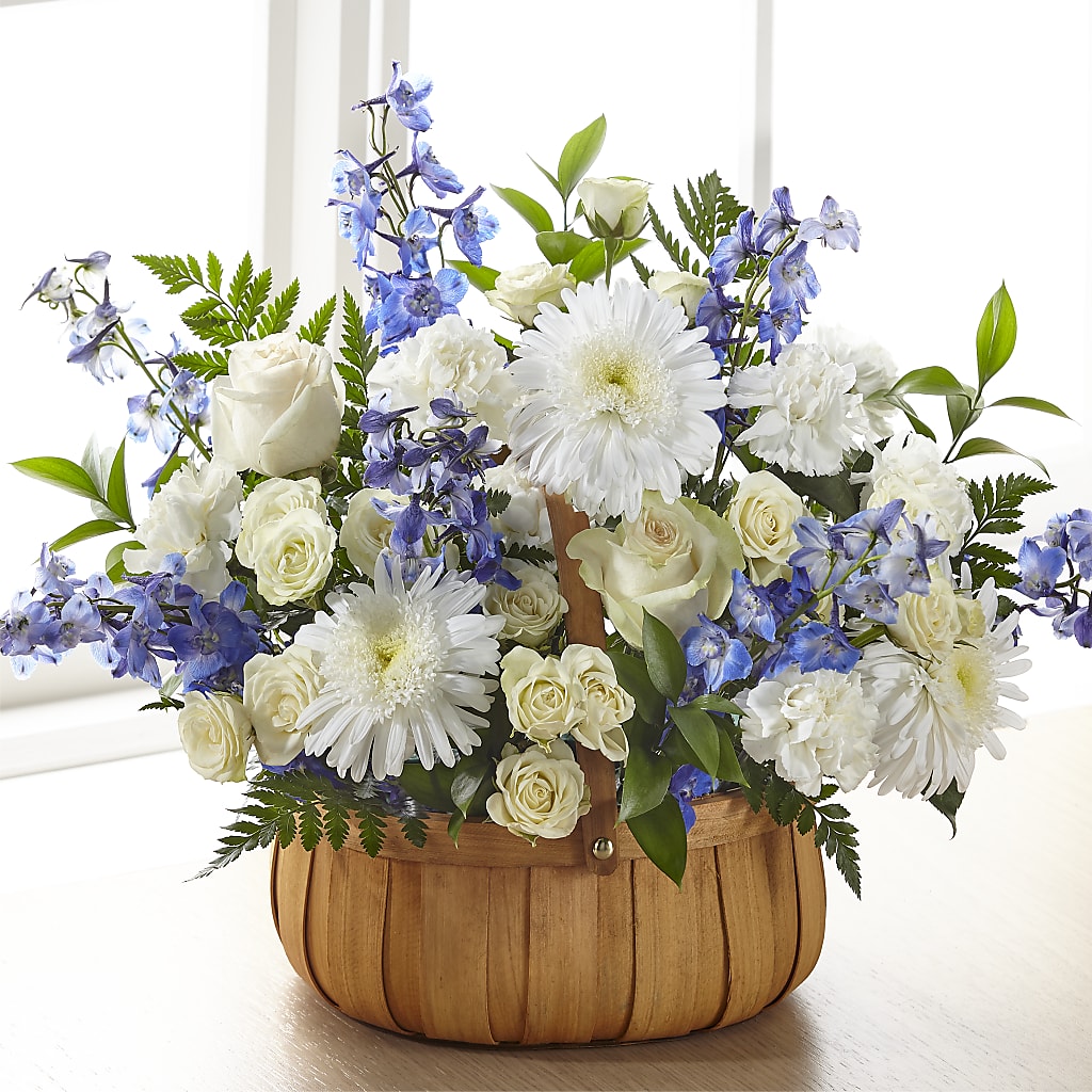 Harmony & Grace Basket – Tinys Flowers, Lansing IL