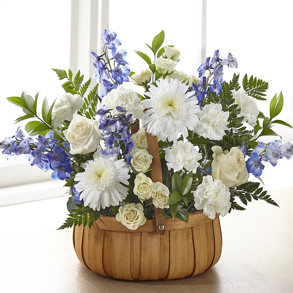 Harmony & Grace Basket – Tinys Flowers, Lansing IL
