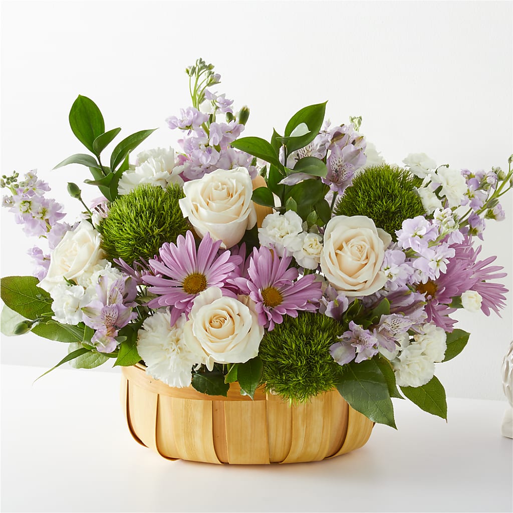 Peace & Love Basket – Tinys Flowers, Lansing IL
