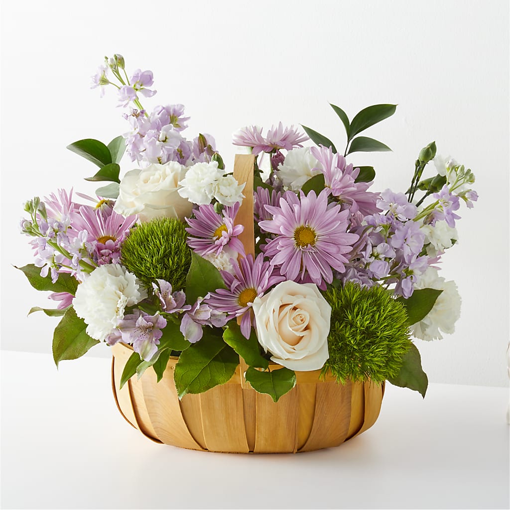 Peace & Love Basket – Tinys Flowers, Lansing IL