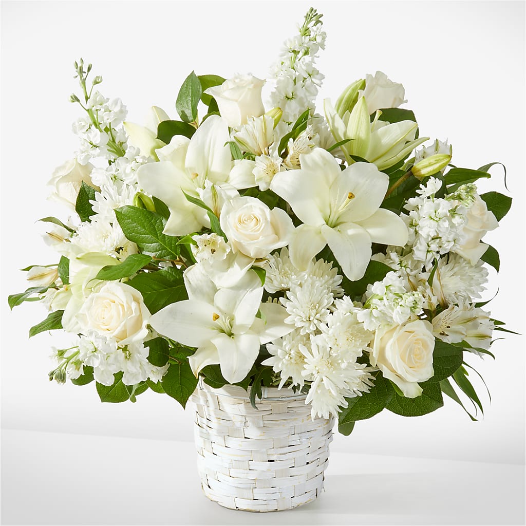 Peaceful Reflections Arrangement – Tinys Flowers, Lansing IL