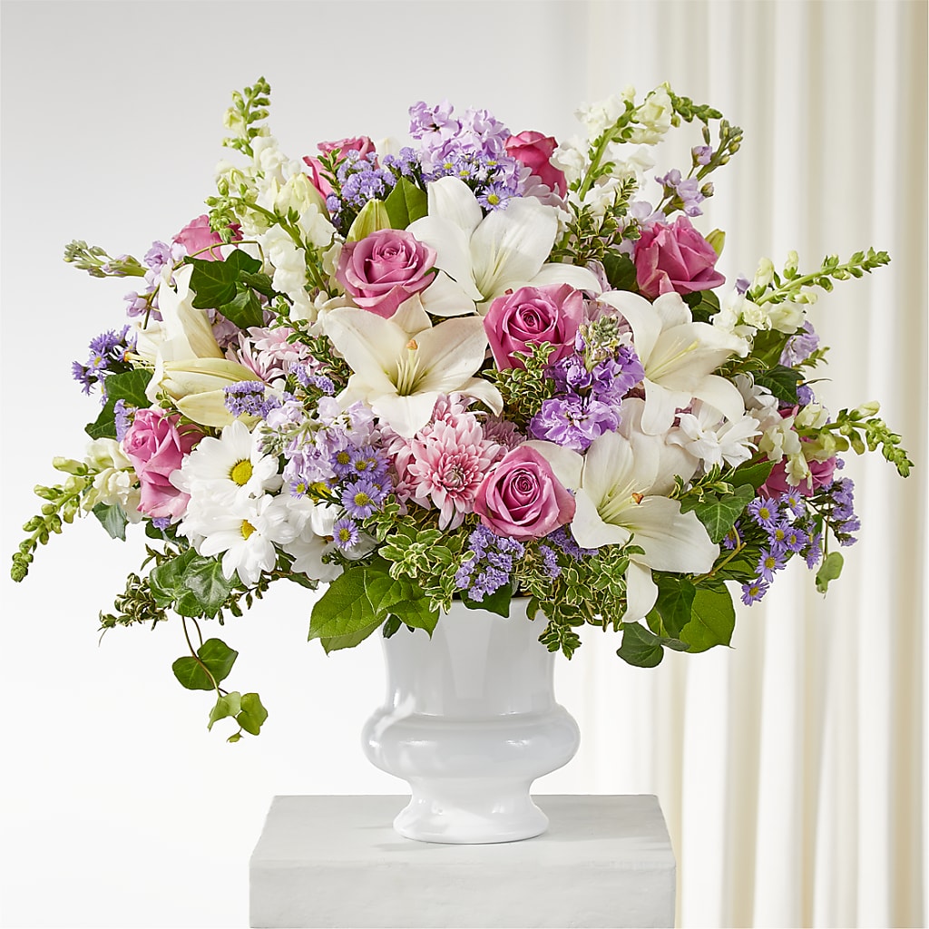 Remarkable Life Urn Arrangement – Tinys Flowers, Lansing IL