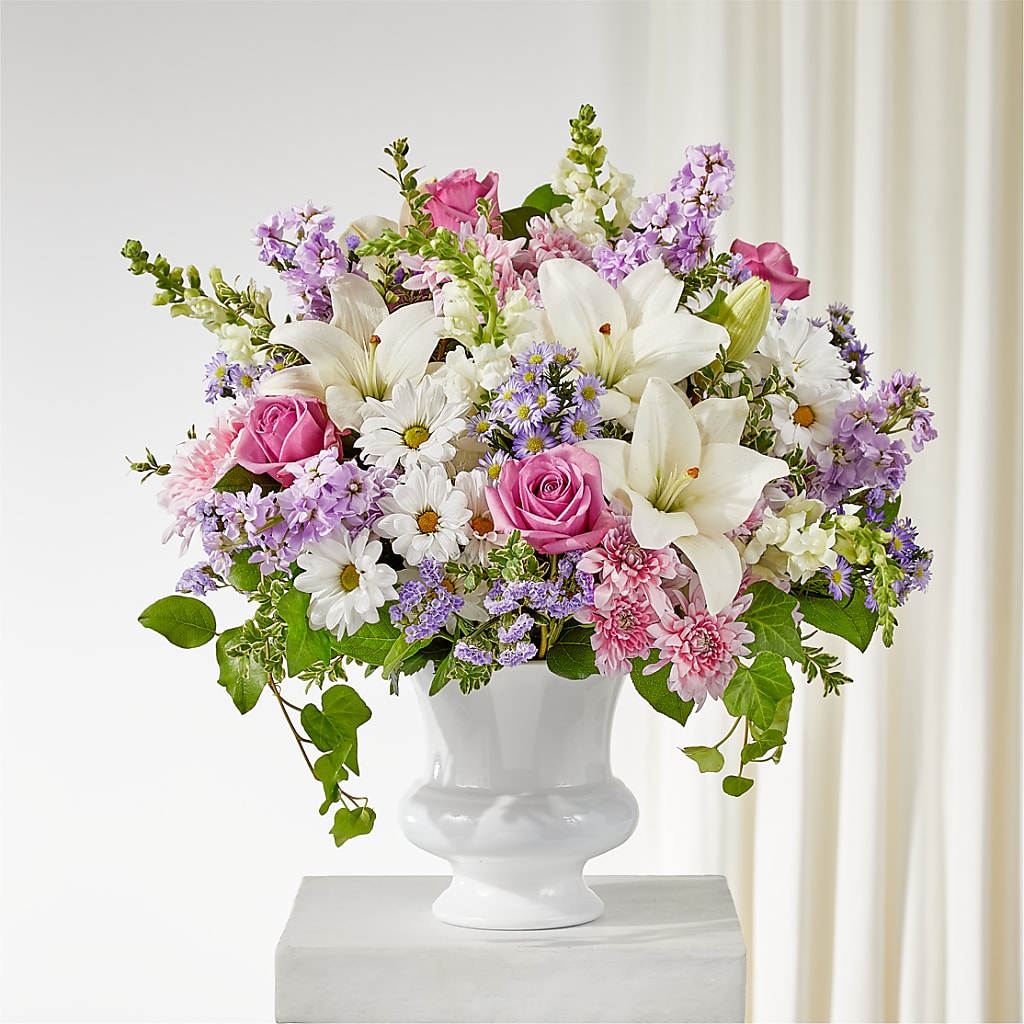 Remarkable Life Urn Arrangement – Tinys Flowers, Lansing IL