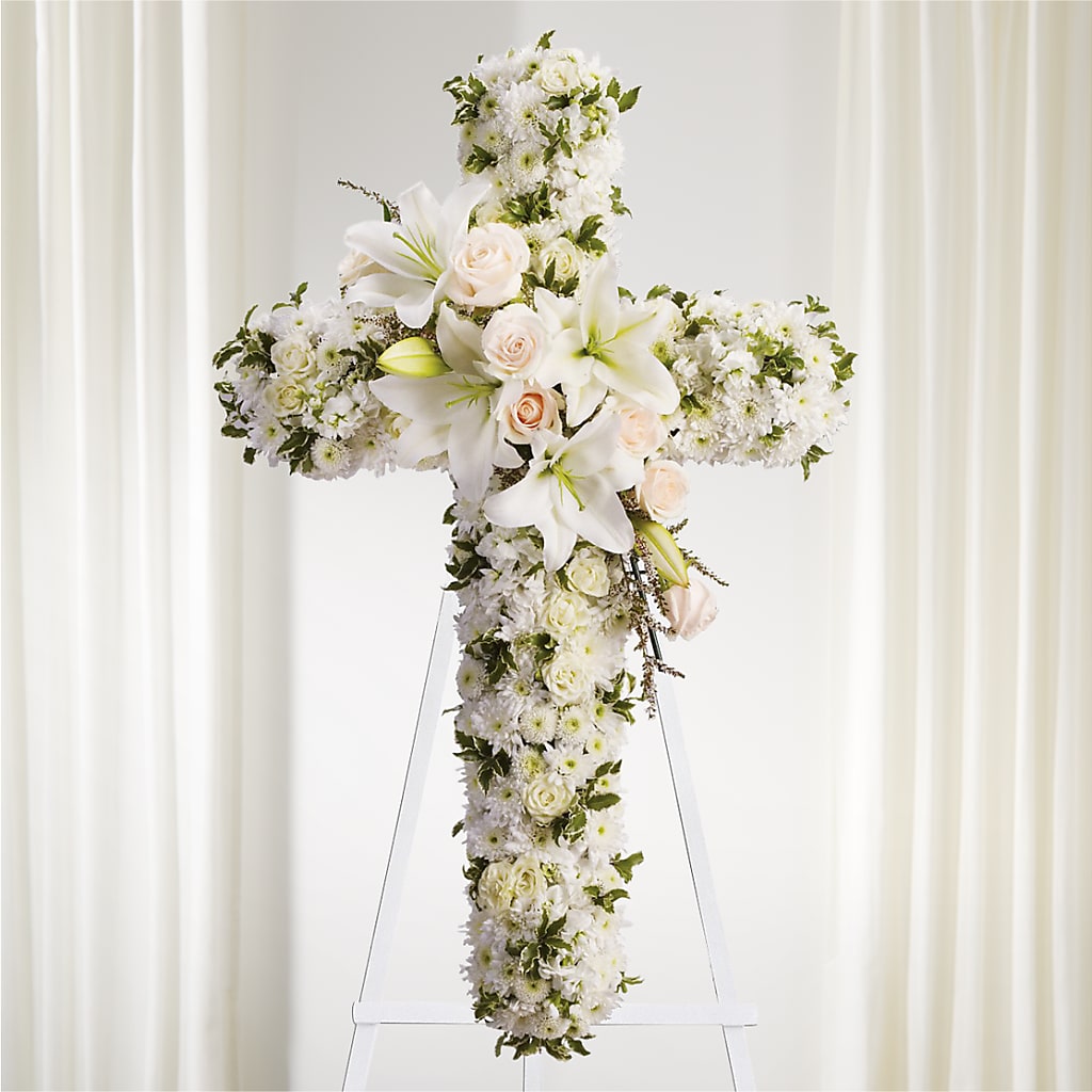 Spiritual Guidance Standing Spray – Tinys Flowers, Lansing IL