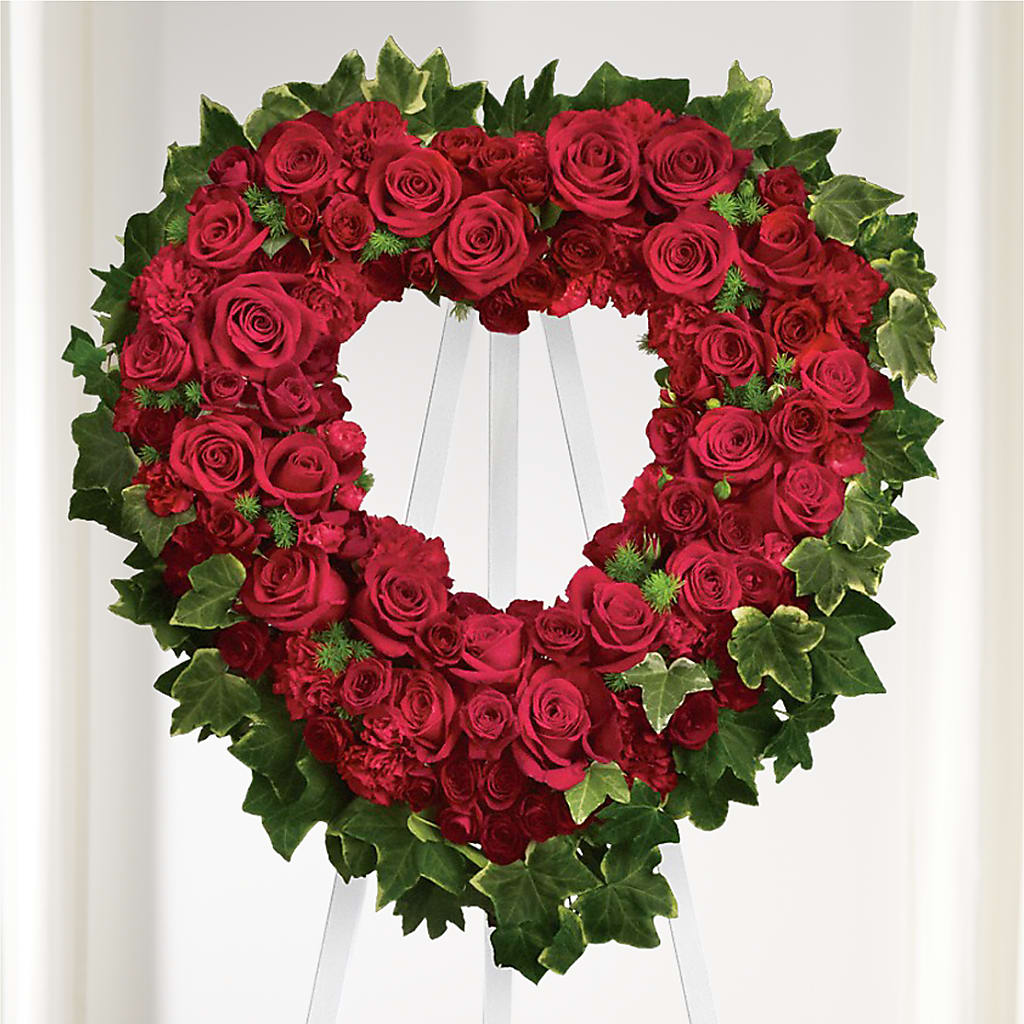 Wholehearted Standing Spray – Tinys Flowers, Lansing IL