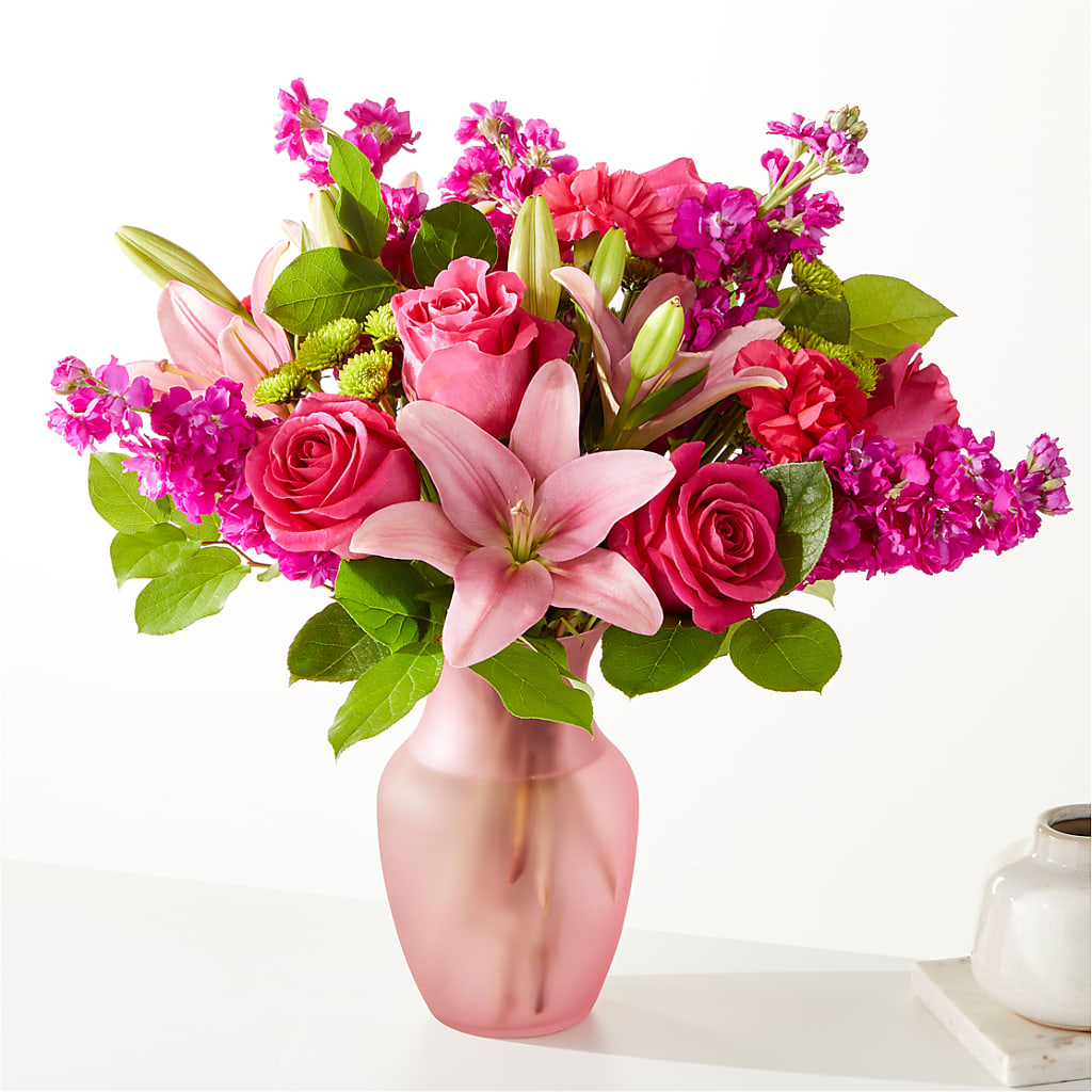 Watermelon Crush Bouquet – Tinys Flowers, Lansing IL